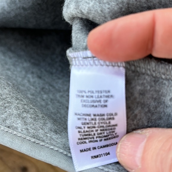 Crown & Ivy men’s gray pullover stretch jacket size L - Picture 8 of 13